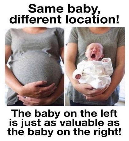 Abortion -- Same Baby, Different Locations