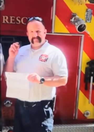 ASsistant Chief Threatens rescuer with arrest