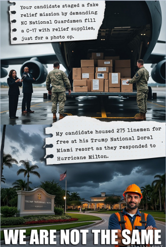 HURRICANE HELENE KAMI TRUMP