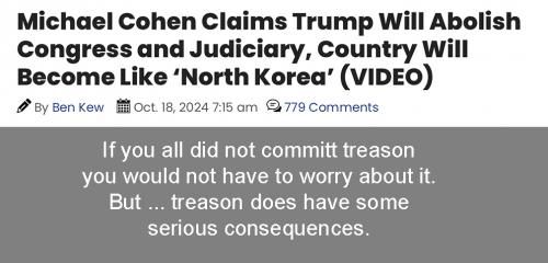 M Cohen treason