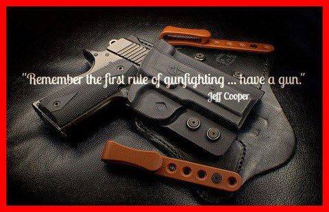 Guns - First rule in a gunfight...