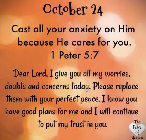 102424 - He cares for you 1 Peter 5-7