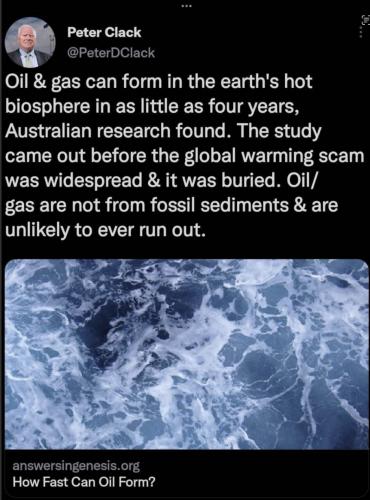 O & G never run out