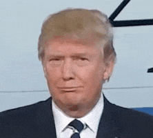Trump -- Suprised, Funny, Eyebrow Raises, Joking Faces