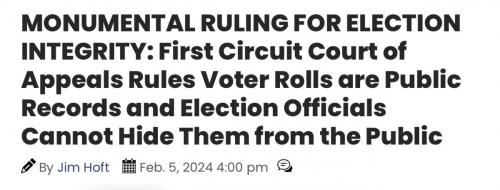 voter rolls public
