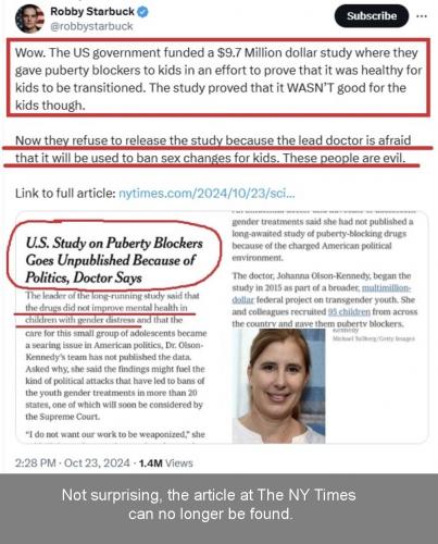 sex change not good