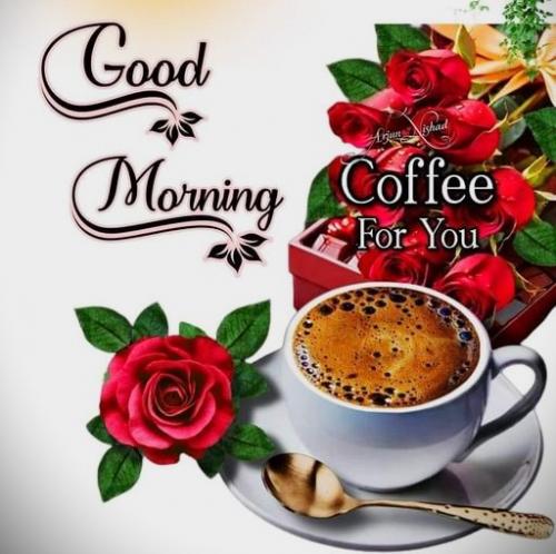 100324 - GM coffee, red roses