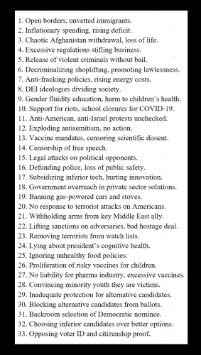 anti-American Democrat communist policies