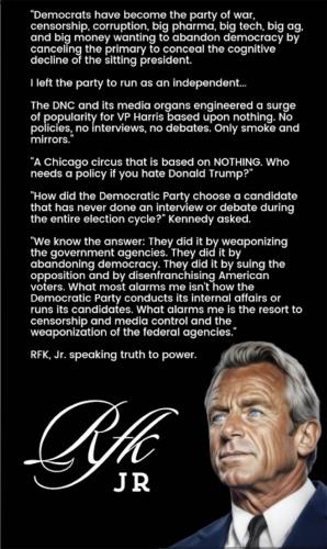 RFK leave dems