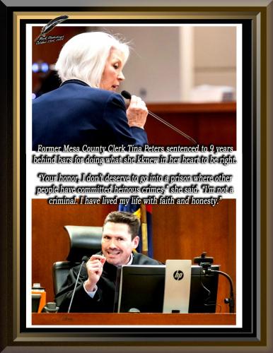 Tina Peters ~Former Mesa County Clerk~
