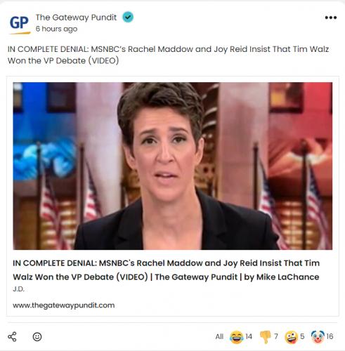 Rachel Mad Cow Complete Moron