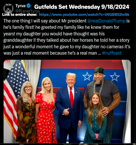 Tyrus Says Trump Is A Real Man