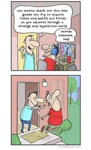 Cartoon - Kick the kid out