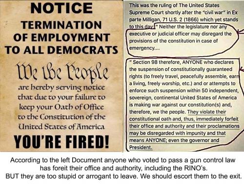 Congress fired