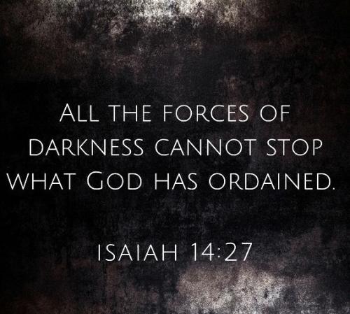 100124 - All the forces of darkness; Isaiah 14 - 27