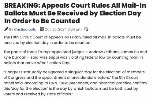ballots elect day only