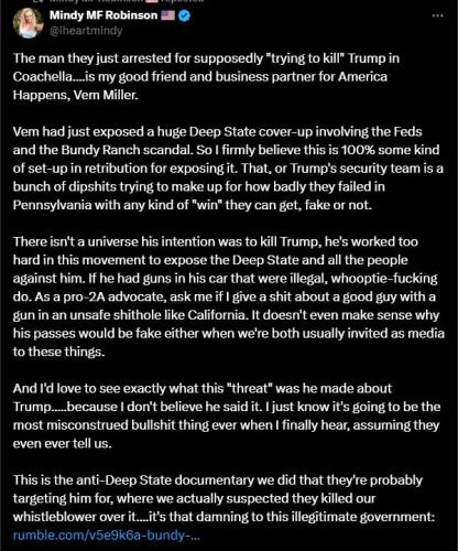 Vem Miller ~Set Up For Third Trump Assassination Attempt~ 1
