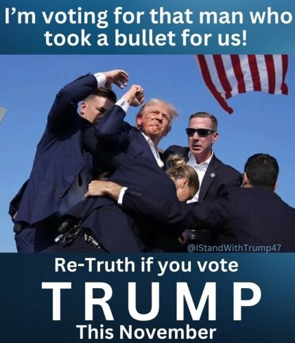 Trump Assassination Attempt (Voted for One who took a Bullet for me) Butler Farm Show, Butler, PA (7-13-2024)