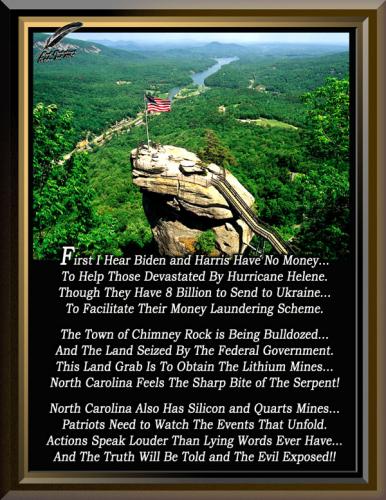 Chimney Rock North Carolina Lithium Mines