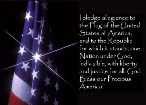 Pledge 11 - God Bless our Precious America