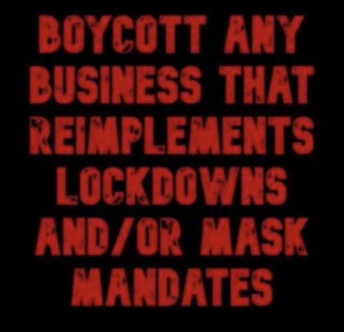 boycott all masks
