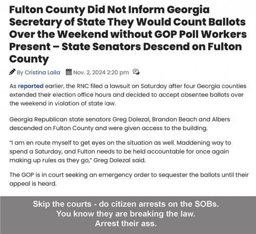 GA SOS arrest