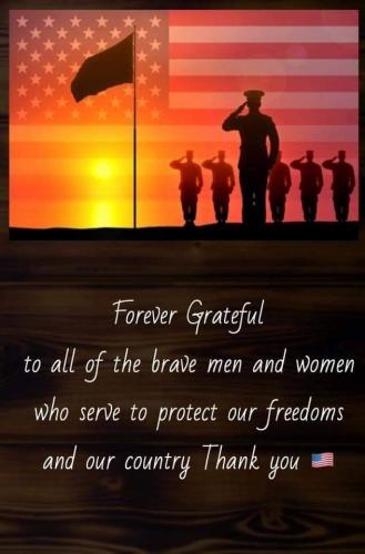 Veterans - Forever grateful for them