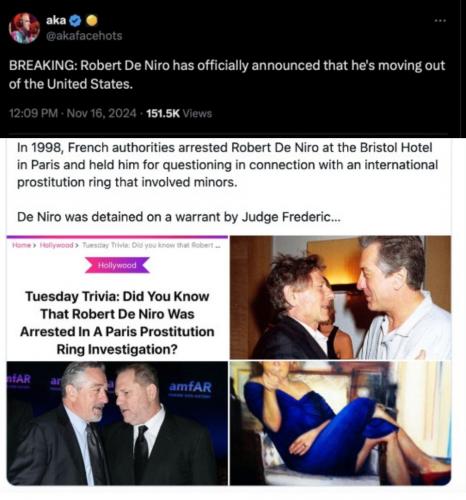 Robert DePedo leaving the US