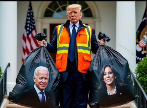 Biden, Kamala Harris, HateSpeech, Trump Revenge, Puerto Rico, Garbage Man -- Empty the Twin Trash Bags