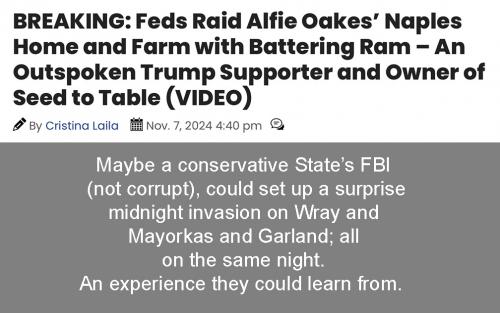 FBI raid on self