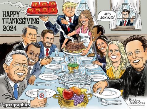 Ben Garrison Happy Thanksgiving 2025