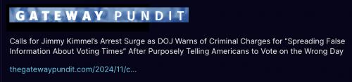 Kimmel elect fraud