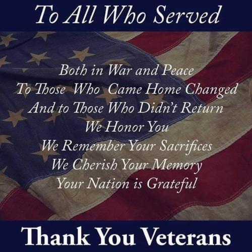 Veterans - To all who served