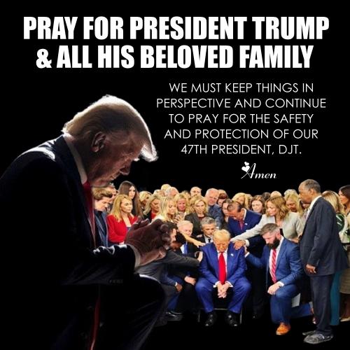 PRAY FOR TRUMP POSTER (SK Prayer Chain)