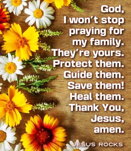112724 - Won't stop praying