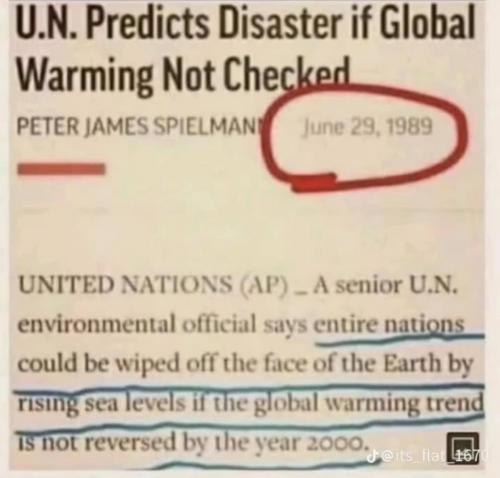 global warming 1989