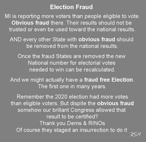 Elect fraud me