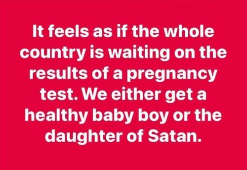 National pregnancy test