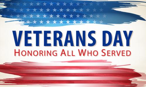 Veteran's Day - Honoring all who have served