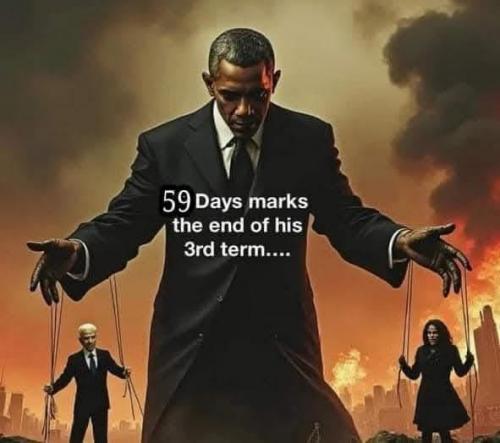 Obama, Biden, Kamala -- 59 Days Marking the End Of His Third Term