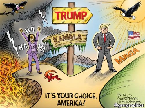 Trump Kamala 24