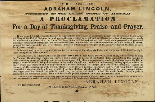 Thanksgiving LINCOLN