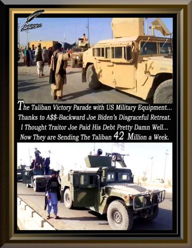 Taliban Victory Parade with US Military Equipment