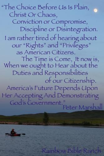 Peter Marshall -- Christ or Chaos (Champlain US Senate & Pastor, 1930s-1940s)2