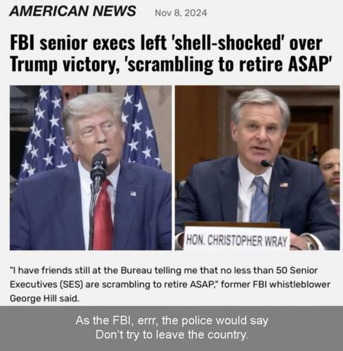 FBI run can't hide