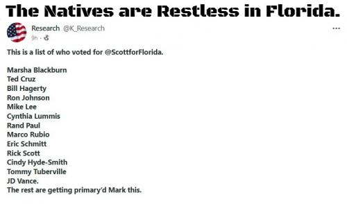 The natives are restless in Florida