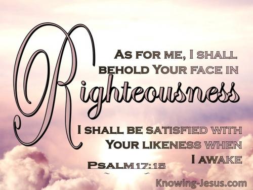 Psalm 17 15