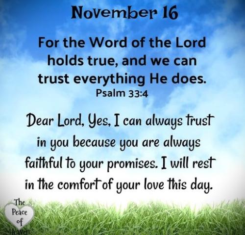 111624 - Word of the Lord - Ps. 33-4