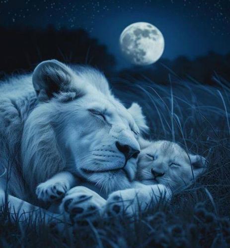 Lion sweet dreams