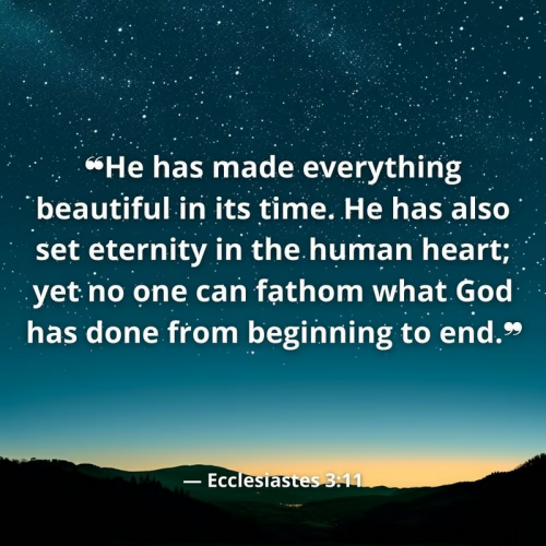 Ecclesiastes 3:11